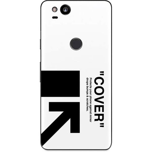 Black and White Arrows Google Pixel 2 Skin